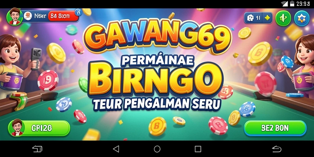 Screenshot dari gameplay seru Bingo di GAWANG69.
