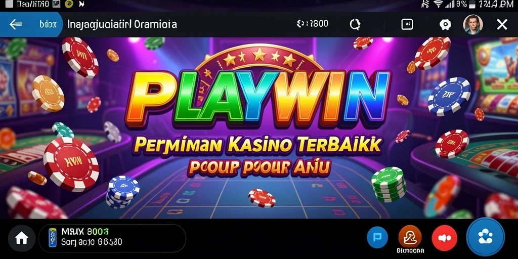 Visualisasi gameplay PLAYWIN yang memukau dalam permainan Kasino.