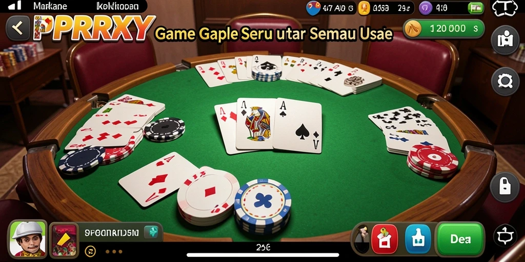 Tampilan game Gaple yang menarik di PPRRYY.