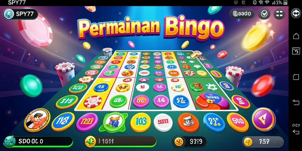 Tampilan gameplay SPY77 yang menarik dan menyenangkan saat bermain Bingo.